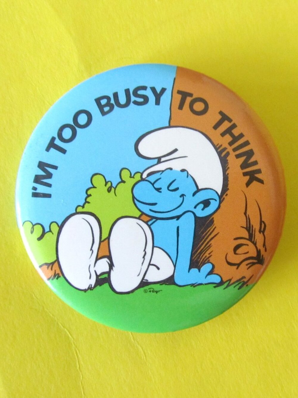 Vintage SMURF pinback lot - Picture 4 of 6